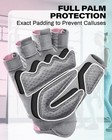 Vinsguir Workout Gloves For Women And Men  Breathable Weight Medium  Pink
