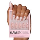  Press On Nails -   Semi-transparent 3d Multicolor Gems Short Almond North Star