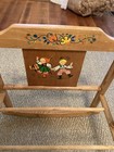 Vintage Wooden Rocking Doll Cradle Antique Style Baby Toy Bed 