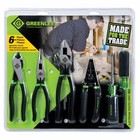 Greenlee 0159-36 6 Piece Hand Tool Set  3 Pliers  2 Screwdriver   Wire Stripper 
