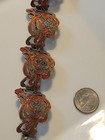 Vintage Margot De Taxco Sterling Silver Enamel Bracelet