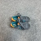 Adidas Shoes Kids Youth Size 11k Gray Teal Orange Samoa Sneakers Low Top G99594