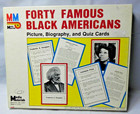 Vintage 1988 Forty Famous Black Americans Quiz Game  Rare Looks Unused