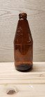 Vintage Anheuser Busch Amber Brown Empty Glass Beer Bottle 7 5  Embossed A Eagle