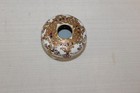 Vintage Nippon Victorian Moriage Porcelain Hair Receiver     Floral Gold Beaded