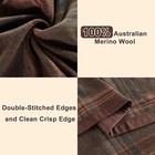 Pure Merino Wool Blanket Throw Queen Size 100  Australian Natural Wool Bed Blank