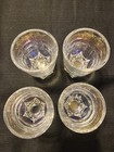 Vintage Pearl Lustre 2 Oz Shot Glasses set Of 4