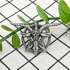 Baphomet Head Goat God Deity Enamel Pin - Gothic Series - Enamel Lapel Pin - Pla