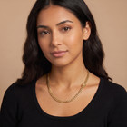 6mm 14k Gold Plated Stainless Steel Miami Cuban Link Chain Necklace 16 -30   