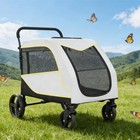 Large Dog Stroller For Large Dogs  176 Lbs Capacity Pet Stroller With All-terrai