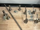 Lot Of 6 Delta Casara 24 In  Towel Bar  Robe Hook  Tp Holder Brushed Nickel