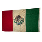 Vintage Cotton Flag Of Mexico By Bulldog Size  3  X 5  Rare