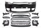 For Dodge Durango 2016-2020 Srt Style Front Bumper Cover Kit With Led Fog Lamps