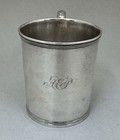 John Mood Charleston S Carolina Southern Coin Silver Christening Mug Cup 1800