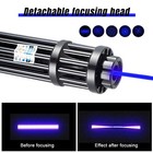 450nm Blue Laser Pointer Pen Light Astronomy Beam Rechargeable Lazer Us Stock