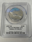 1997  100 Proof Platinum Eagle Pcgs Pr 70 David Hall 