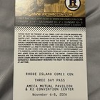 Rhode Island Comic Con Ricc Adult 3-day Pass 2026