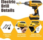 Pretend Play Kids Construction Kits  Kids Tool Set With Electronic Toy Drill   T