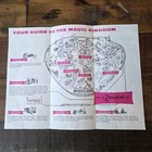 Vintage 1963 Welcome To Disneyland Main Gate Map Brochure Guide Pamplet 60s Rare
