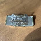 Vintage Lipstick Holder With Mirror Gold  Floral Pattern  Made In Japan