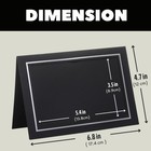 Litpoetic 50 Count Photo Frame Cards Envelopes 4x6 Paper Picture Frame