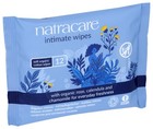 Natracare Organic Cotton Intimate Wipes Infused Organic Essential Oils Of