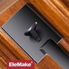 Front Exterior Door Handle Set With Knobno Lock Interior Entry Door Handle Black