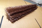 Outdoor Sweeper Scrub Brush Broom Polyethylene 18  X 4  Round Rugged Pool Rugs