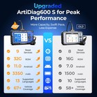 Topdon Artidiag600s Obd2 Scanner Engine Abs Srs Sas At Tpms Epb Diagnostic Tool