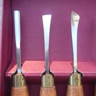 Vintage Crown Tools 33473 6 Pc Boxed Woodcarving Tool Set