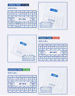 Dental Resin Preformed Crown Temporary Transparent 64pcs  Adult kids Pre-corona