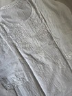 New Indian Women s Designer Cotton Chikankari Embroidered Short Kurta Kurti