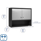 Seville Classics Ultrahd Wall Cabinet With Open Shelf Free Shipping New