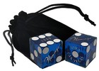Genuine Las Vegas Casino Craps Dice Pairs  2 Pack  Flamingo   Binion s W pouch
