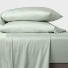 Threshold 400 Thread Count Cotton Sateen 4-piece Sheet Set Luxurious