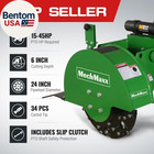 3-point Pto Stump Grinder  15-45hp Cat 1  Includes 12 Bonus Teeth