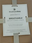 Pottery Barn Kids Baby Crib Linen Mesh Liner Blush New W tags