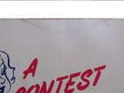 2 Vintage Keca Tv 7 Beauty Contest Posters 1950 s Tele-teen Jells Macaroni