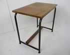Vintage School Student Desk Elementary School Industrial Marked Tubax Belgium Wo