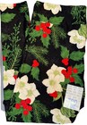New Lularoe Tall   Curvy 2  18   Black White Green Red Holly Christmas Leggings
