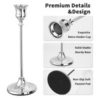 Silver Taper Candle Stick Holders Tall Candle Holder  Vintage Candlesticks Ho   