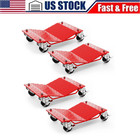2 4 Pcs  Wheel Dolly 6000 Lbs Car Moving Dollies Heavy-duty Car Tire Dolly Cart