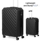 Set Of 3 Travel Luggage Bag Trolley Hard Shell Suitcase W tsa Lock   20  24  28    