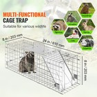 Live Animal Cage Trap 24  X 8  X 8  Humane Cat Trap Cats Squirrels Mouse