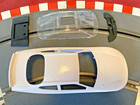 Artin Chevrolet Monte Carlo Stock Car Body White 1 32 Scale Slot Car Nos