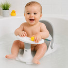 Baby Bath Seat With Thermometer  Non-slip Toddler Chair For 6-24 Months  Gray