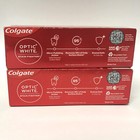 Colgate Optic White Stain Fighter Toothpaste Clean Mint Paste  4 2oz   2 Pack