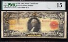  ultra Rare  Choice Fine 1905  20  technicolor  Gold Certificate  Pmg 15  Tc28