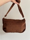 Authentic Chanel Vip Gift Bag Brownterrycloth Purse 2000s Y2k Vintage Logo
