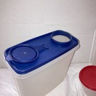 Vintage Tupperware Container Keeper 1643-7  758-21 And 469-9 With Lids
